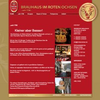 Brauhaus im roten Ochsen - Website